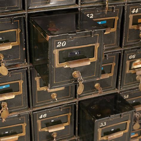 Vintage Safety Deposit Box 